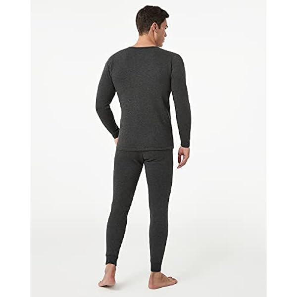 LAPASA Uomo Completo Termico Ultra-Pesante Set Maglia a Maniche Lunghe e Pantaloni Fleece Freddo Estremo M63